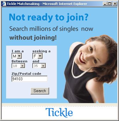 Tickle's On Close Ad
